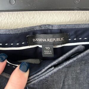 THREE PAIRS, Size 10, Banana Republic Black Straight Leg Work Pants